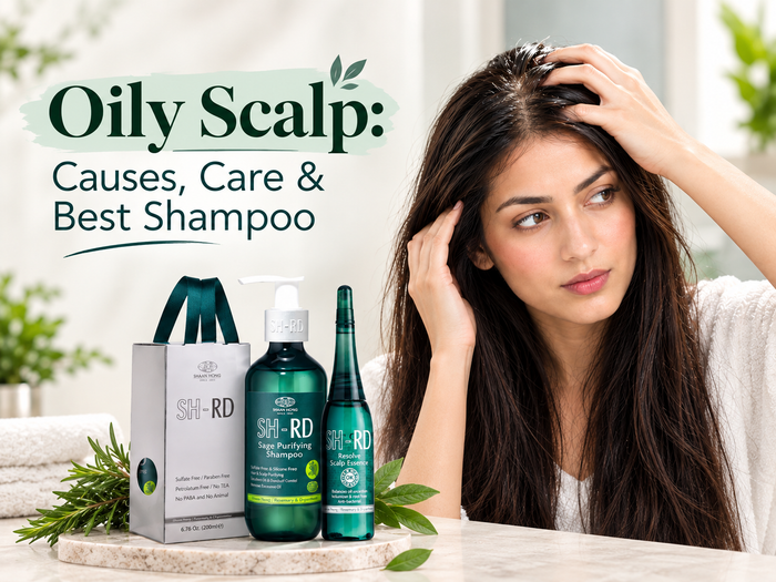 Oily Scalp Causes, Care Routine & Best Shampoo | SH-RD India