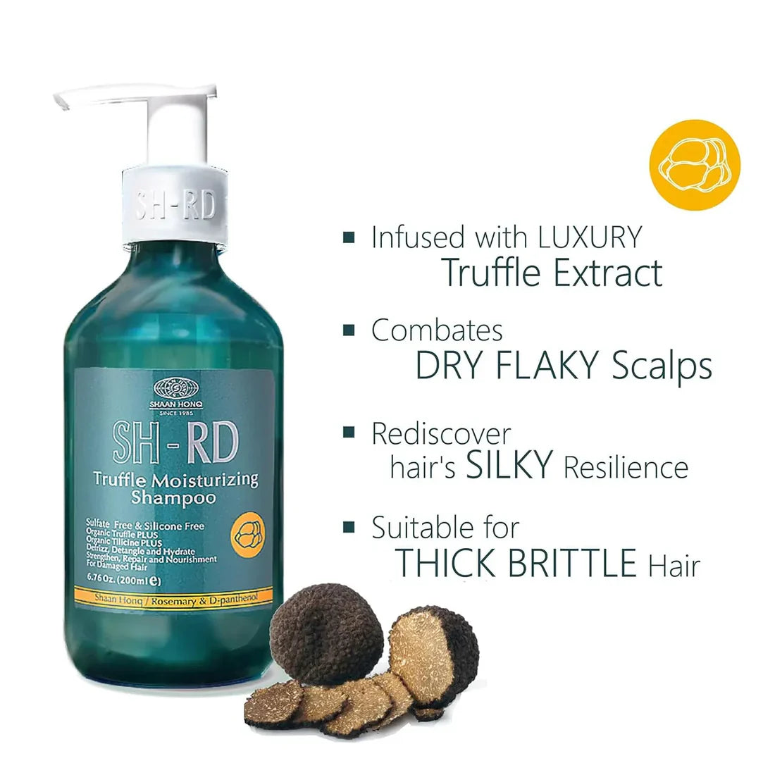 Truffle Moisturizing Shampoo – Deep Hydration & Hair Repair | SH-RD India