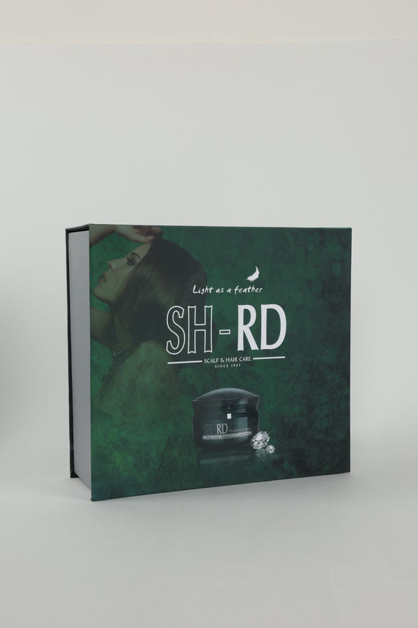 SH-RD Square Gift Box, Hinged-Lid Presentation Box, Dark Green
