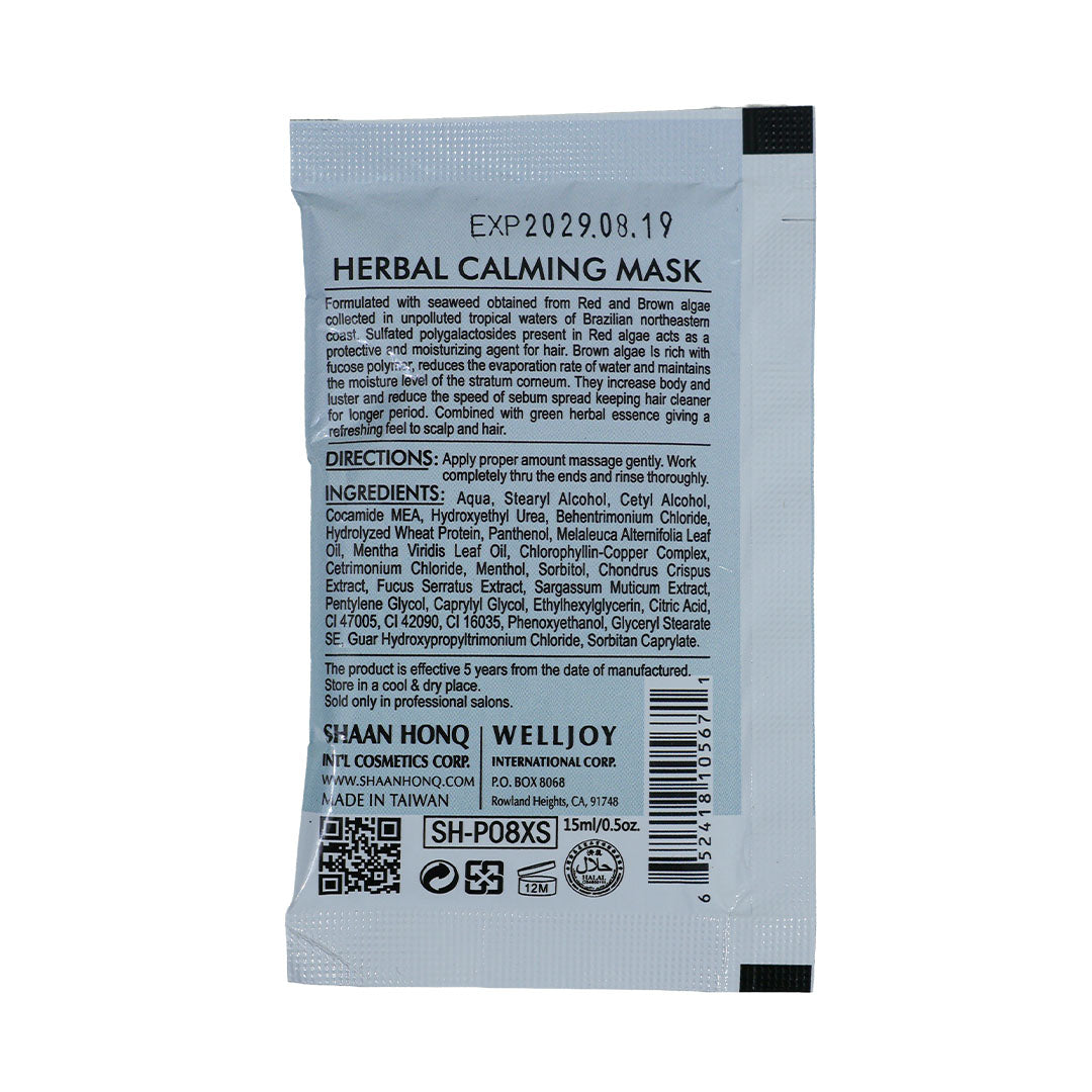 Purescalp Herbal Calming Mask sample sachet