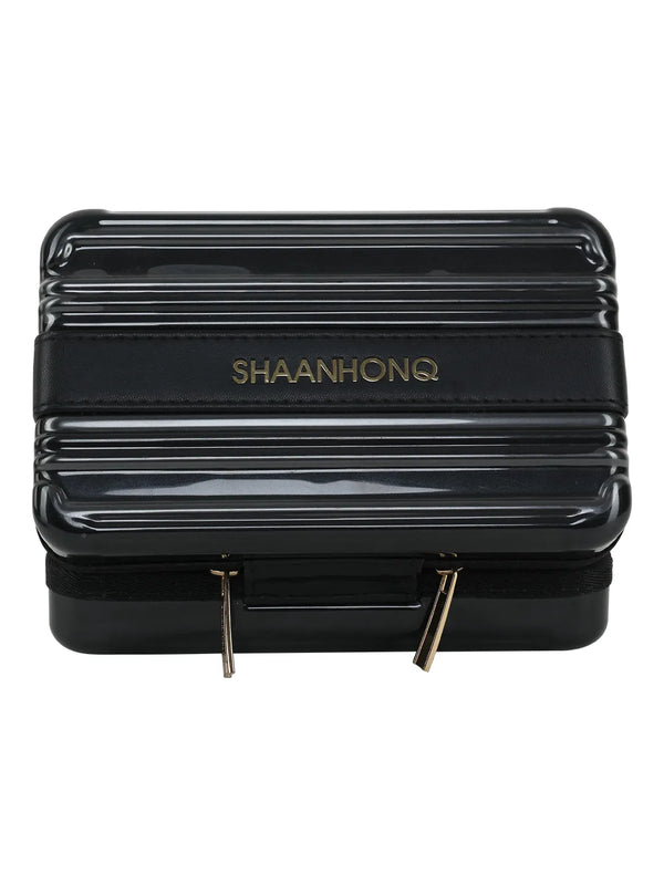 SH-RD Clutch, Structured Ribbed Design, Compact Plastic Build, Black
