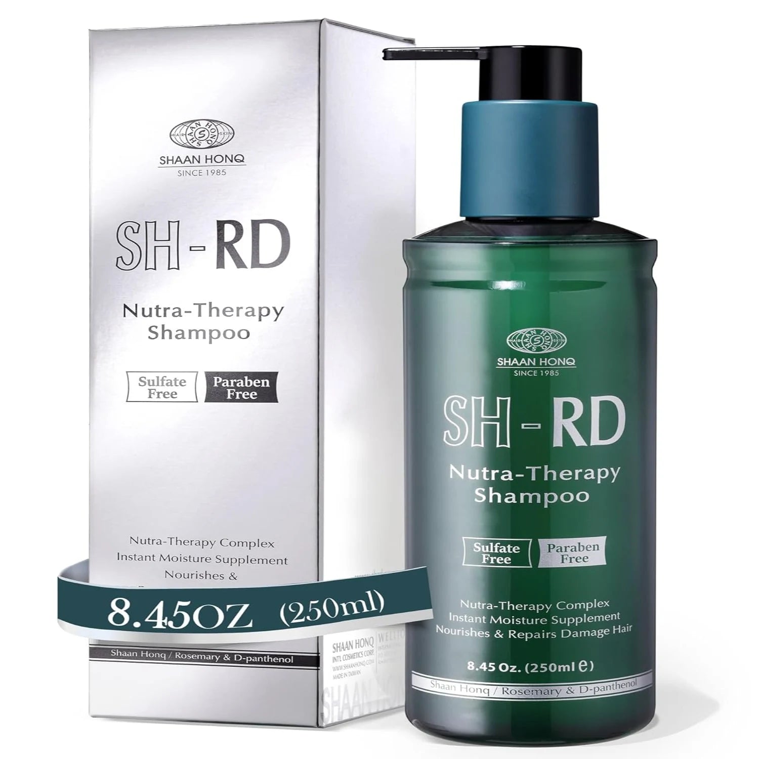 SH-RD Nutra-Therapy Shampoo bottle and packaging on a white background