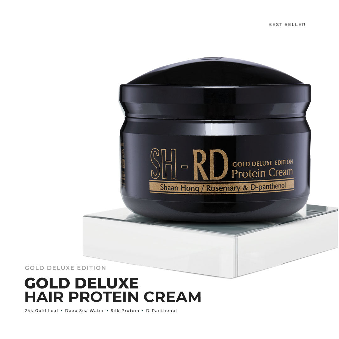 Hair Protein Cream Gold Deluxe Edition | For Extra Shine & Style | SH-RD India