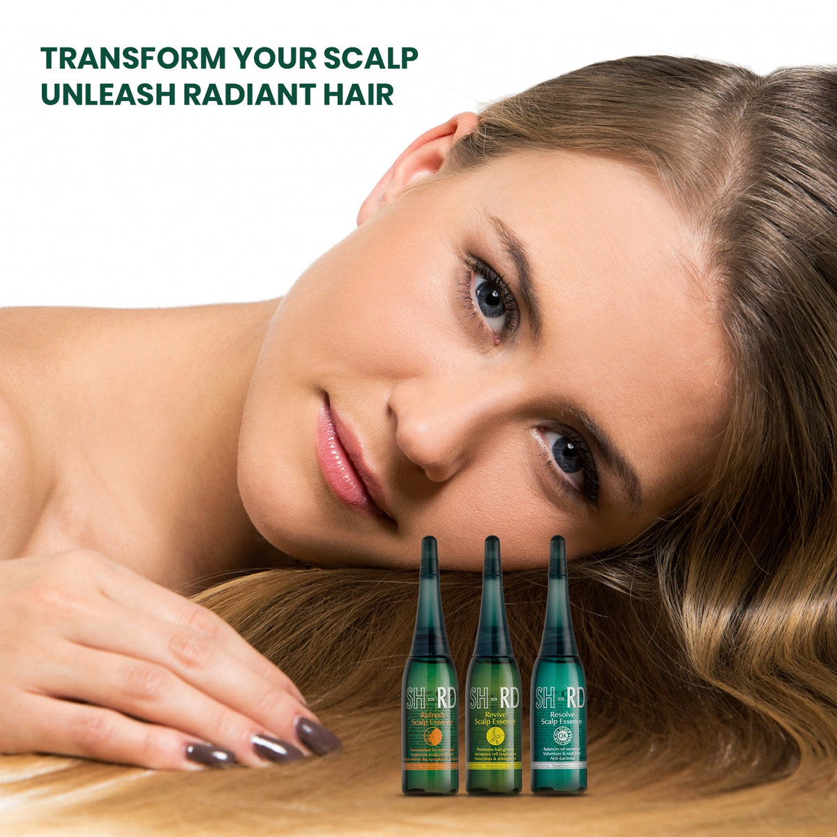 SH-RD India R3 Scalp Revival Kit with three scalp essences for dandruff control, scalp balance and hair growth