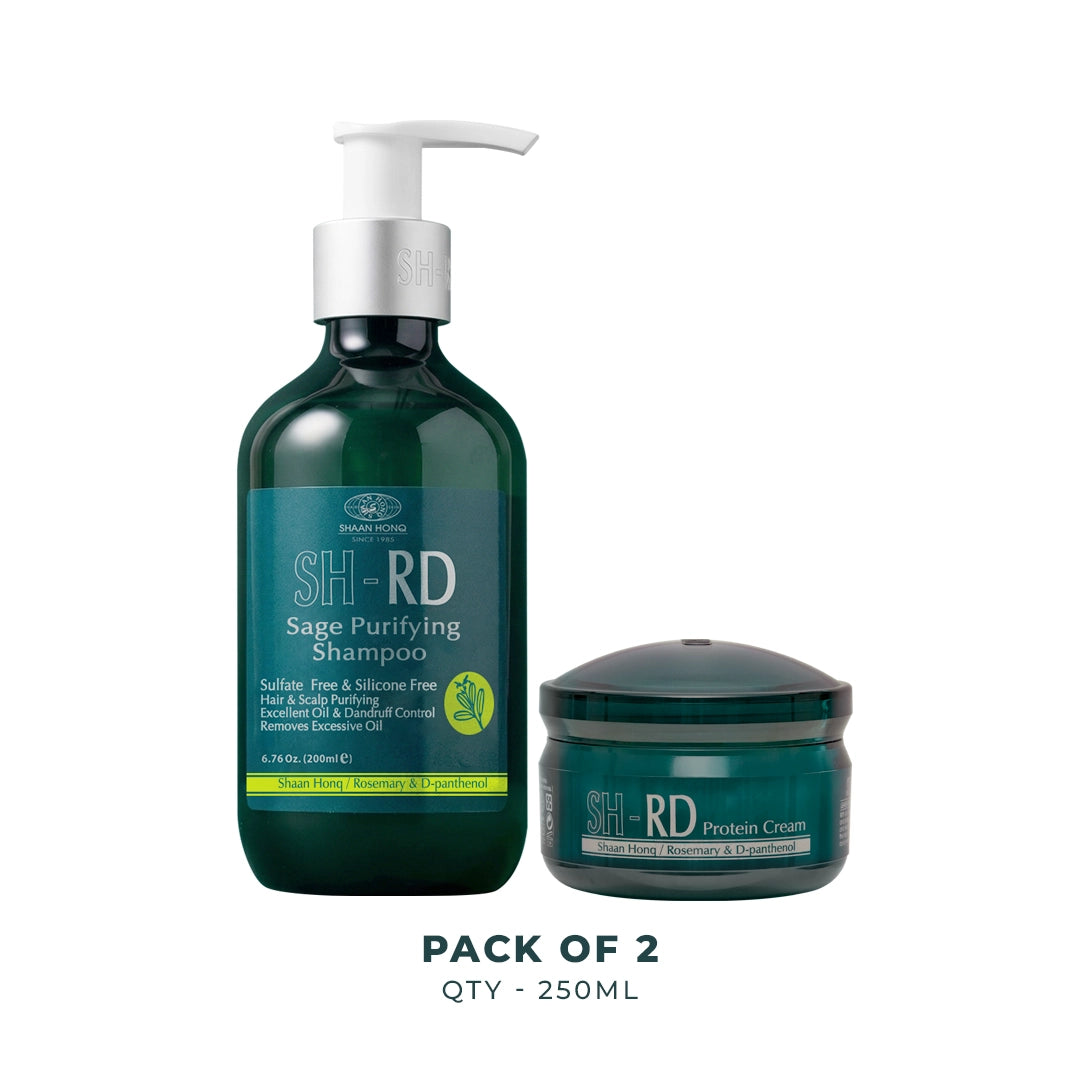 Sage Shampoo 200ml plus Protein Cream 50ml pack