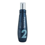 Haahn Hair Purescalp 2 Minis Csup Cream in a dark blue bottle with a silver cap, shown on a plain white background.