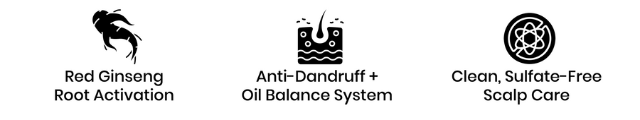 Red Ginseng Hair Activating Shampoo features